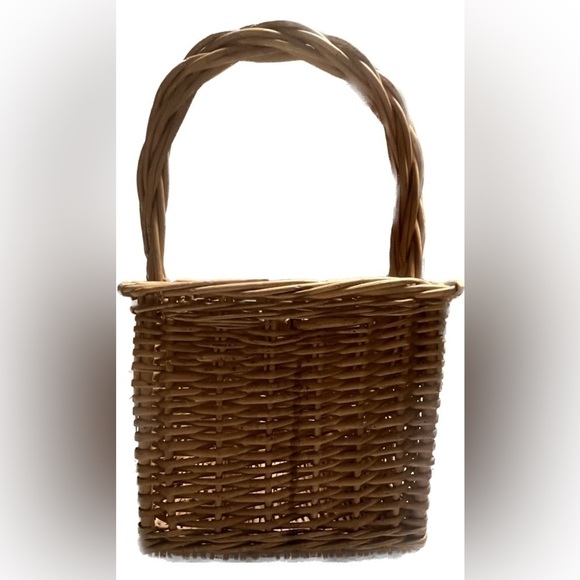Vintage Wicker wine basket or picnic basket, fits four bottles! - Picture 2 of 6
